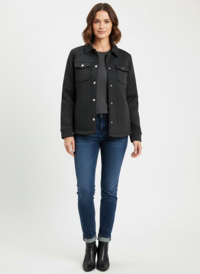 Onque Casual Textured Jacket
