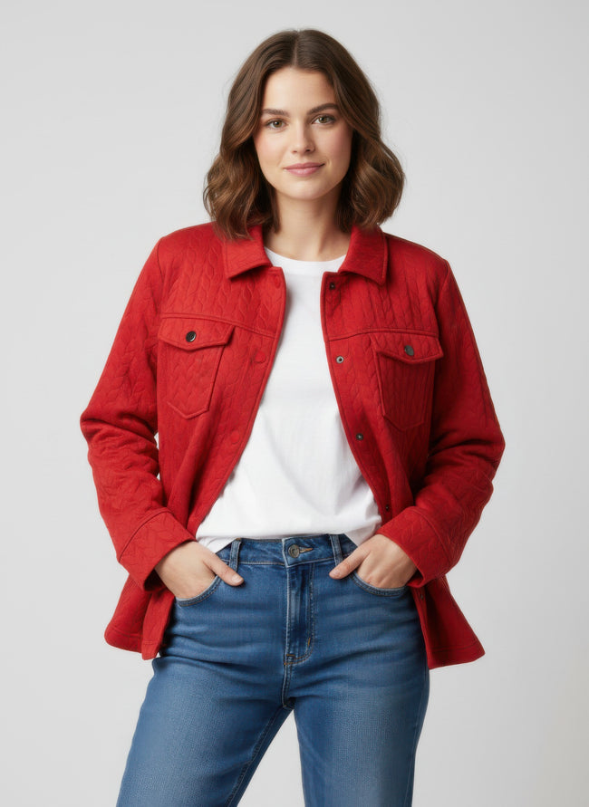 Onque Casual Textured Jacket